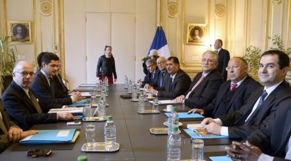 Представники Французької ради ісламу на зустрічі з Міністром внутрішніх справ Франції Б. Казньовом, 26.02.2015