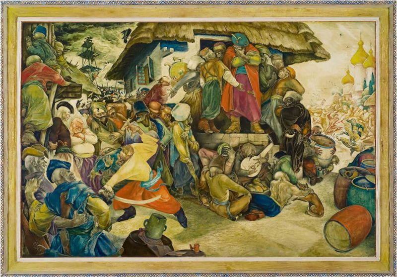 Файл:2 Zaporozhian Cossacks, 1952.jpg